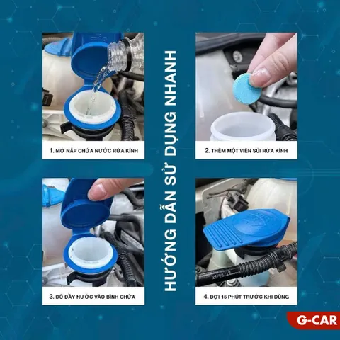 VIÊN SỦI RỬA KÍNH Ô TÔ ĐẬM ĐẶC – SẠCH KÍNH NHANH, LÁI XE RÕ TẦM NHÌN (BẢN MỚI 2026) (P132020)