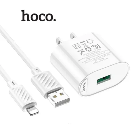 Bộ Sạc HOCO C109 ( US ) Fighter Universal Set – Micro USB / Type-C / L  – Sạc Nhanh 18W QC3.0 (P132000)