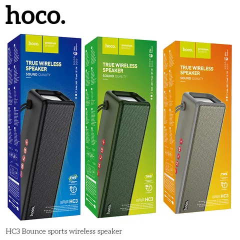 Loa Bluetooth HOCO HC3 Bounce Premium - Âm Thanh Stereo Bùng Nổ - Bluetooth 5.0 - Pin 2400mAh (P131941)
