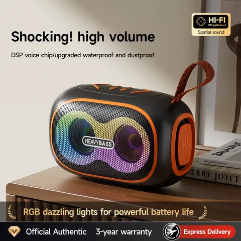 Loa Bluetooth HEAVY BASS 24 Pro Bass Mạnh Âm Thanh Lớn Cực (P131842)