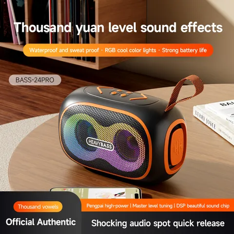 Loa Bluetooth HEAVY BASS 24 Pro Bass Mạnh Âm Thanh Lớn Cực (P131842)