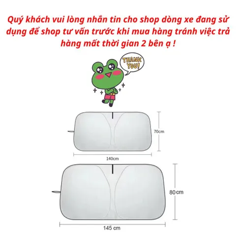 Tấm Chắn Nắng Kính Lái Ô Tô GCAR Chất Liệu Bạc Titan Cách Nhiệt Chống Nắng Cho Xe Hơi (P131657)