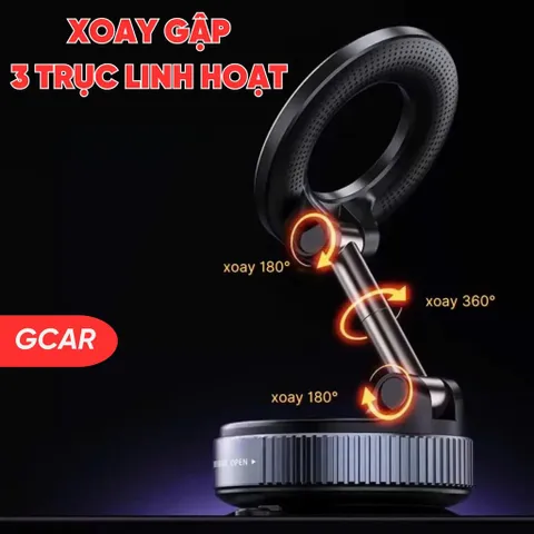 📱 Giá Đỡ Điện Thoại Xe Hơi Từ Tính K007 Thương Hiệu Gcar (Hàng Loại 1) Hít Chắc Chắn (P131652)
