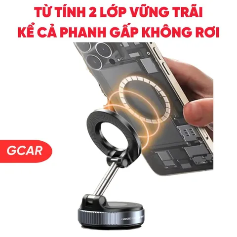 📱 Giá Đỡ Điện Thoại Xe Hơi Từ Tính K007 Thương Hiệu Gcar (Hàng Loại 1) Hít Chắc Chắn (P131652)