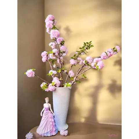 Bình Hoa Lọ Hoa Bát Tràng Dáng Ly Loe Gầy H34cm Men Atlantis Decor Trang Trí Nhà Cửa Cắm Hoa Làm Quà Tặng