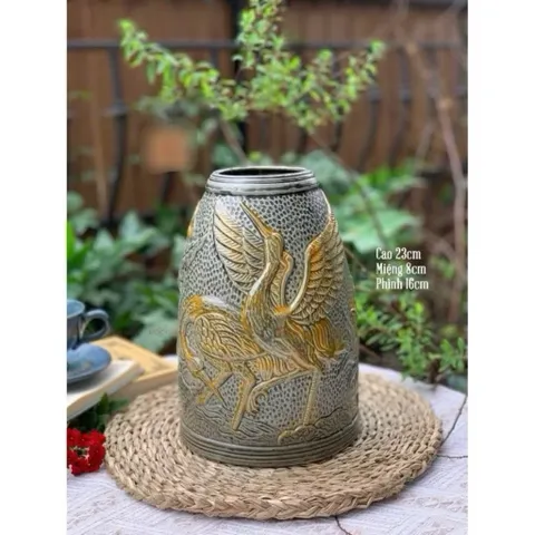 Bộ Sưu Tập lọ bình hoa men lam chảy gốm sứ Bát Tràng cao cấp decor trang trí nhà