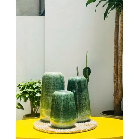 Bình đu đủ cao 30cm hàng gốm sứ Bát Tràng cắm các loại hoa, trang trí phòng khách decor nhà xinh