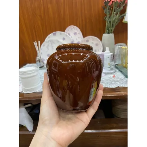 (Nhiều Màu) - Lu Bia Lu Uống Nước Đủ Màu Gốm Miu Hàng Bát Tràng Chuẩn Men Sáng Đẹp Hàng loại 1 Thể Tích 450ml