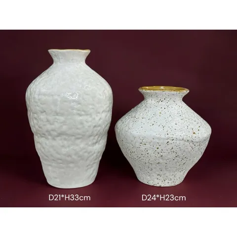 Bình cắm hoa trang trí dáng Đèn Lồng Trái Tim, Phệ gốm sứ Bát Tràng cao cấp cắm hoa xinh, decor trang trí nhà đẹp