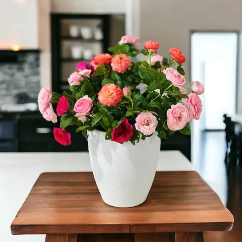 Bình gốm sứ Bát Tràng dáng xô nhiều kích thước, cắm hoa, trồng lan, hậu cây cảnh nội thất decor,cắm hoa decor,trồng cây