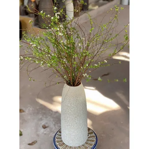Bình cắm hoa chuông thon cao 41cm Bát Tràng – Gốm sứ thủ công cao cấp decor phòng khách