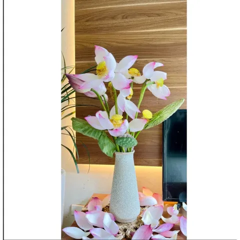 (Nhiều Kiểu Dáng) - Bình cắm hoa men atlantics trắng đẹp Bát Tràng cao cấp decor,  trang trí nhà cửa, làm quà tặng