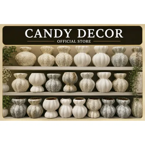 Bình Hoa Dáng Túi Cao 20cm Lọ Hoa Decor Xinh Xắn Gốm Sứ Bát Tràng
