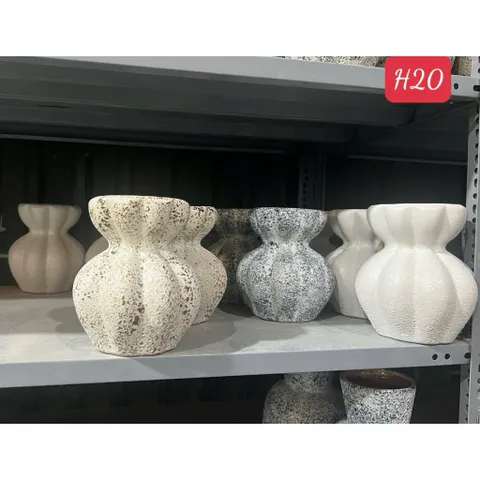 Bình Hoa Dáng Túi Cao 20cm Lọ Hoa Decor Xinh Xắn Gốm Sứ Bát Tràng