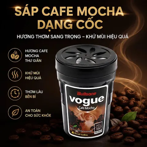 Sáp Thơm Dang Cốc Cafe Mocha Khử Mùi Xe Hơi (P131349)