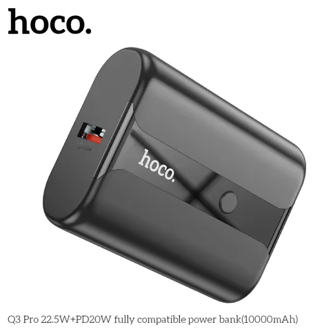 Pin Sạc Dự Phòng Hoco Q3 Pro 10000mAh Sạc Nhanh 22.5W Màn Hình Số Điện Tử Nhỏ Gọn Tiện Lợi (P131302)