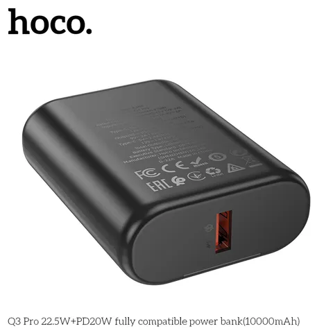 Pin Sạc Dự Phòng Hoco Q3 Pro 10000mAh Sạc Nhanh 22.5W Màn Hình Số Điện Tử Nhỏ Gọn Tiện Lợi (P131302)