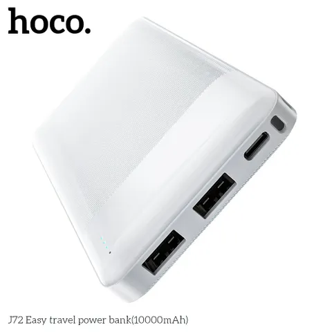 [CCC] Pin Sạc Dự Phòng Hoco J72 10000mAh Có Đèn LED Báo Pin Thiết Kế Nhỏ Gọn Tiện Lợi (P131301)