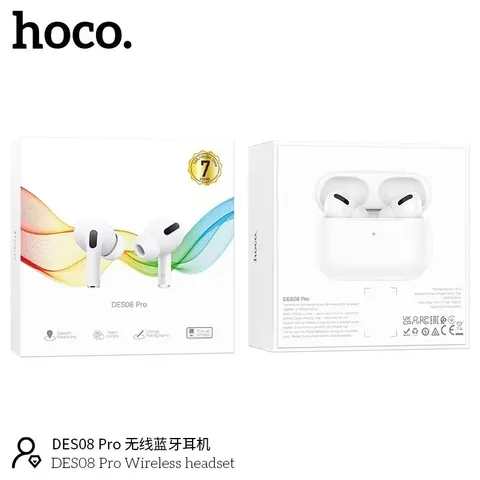 Tai nghe không dây giá tốt V5.3 Hoco DES08 PRO Chống ồn, Giá tốt , pin 350mAh, thiết kế sang trọng (P131026)