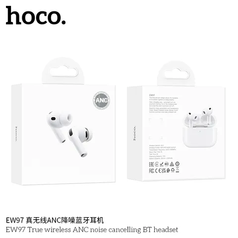 Tai Nghe Không Dây HOCO EW97 True Wireless 6.0 - Khử Tiếng Ồn ANC, Chuẩn CE Châu Âu, Pin 4H (P131020)