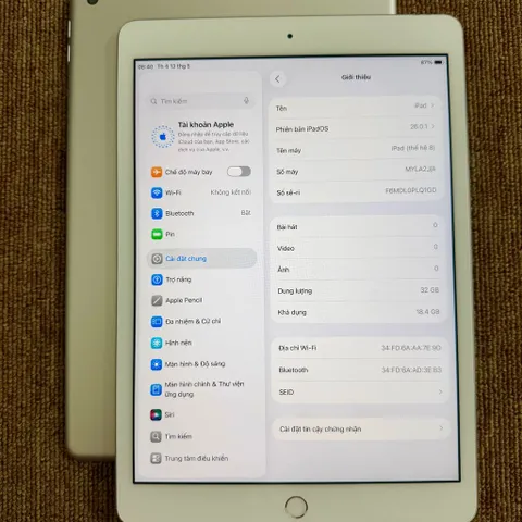 ipad Gen 8 32GB wifi (P130980)