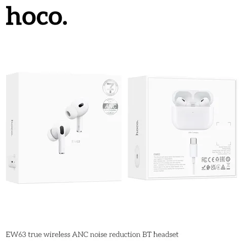 Tai nghe Bluetooth Hoco EW63 chính hãng chống ồn A-N-C có mic đàm thoại nghe nhạc liên tục trong 7H (P130771)