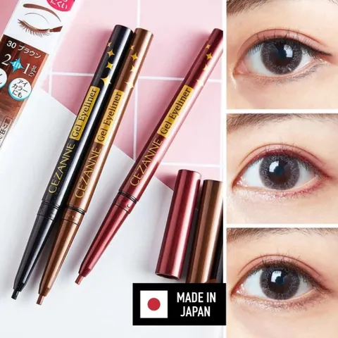 Bút kẻ mắt dạng gel Cezanne Gel Eyeliner chống thấm nước lâu trôi 0.1g