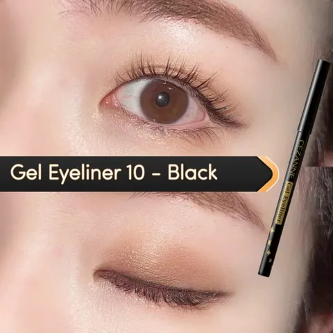 Bút kẻ mắt dạng gel Cezanne Gel Eyeliner chống thấm nước lâu trôi 0.1g