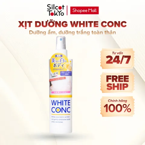 Xịt dưỡng trắng da toàn thân White Conc Body Lotion 245ml
