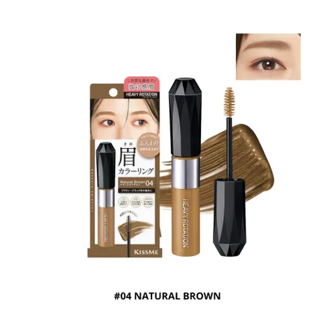 Mascara Chải Đổi Màu Lông Mày Chống Lem Trôi Ex Kissme White Conc Heavy Rotation Coloring Eyebrow 8g