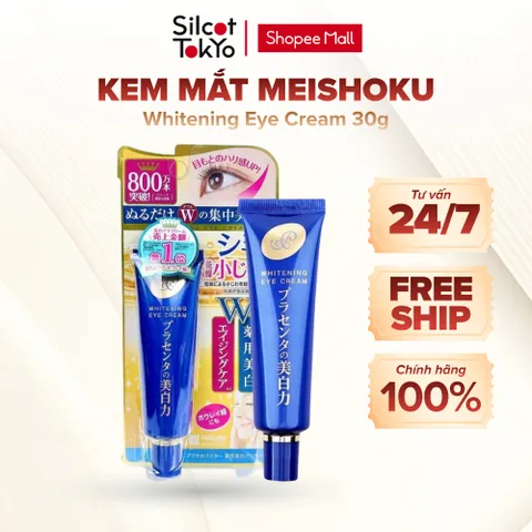 Kem Mắt Meishoku Whitening Eye Cream White Conc dưỡng ẩm, giảm quầng thâm 30g