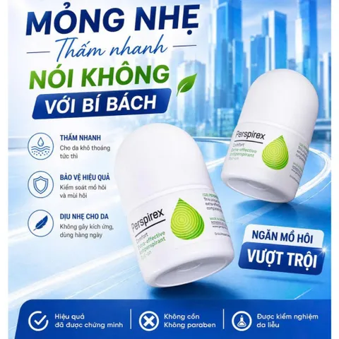Lăn Nách Khử Mùi Perspirex Strong/ Original/ Comfort/ For Men Cho Mọi Loại Da 20ml