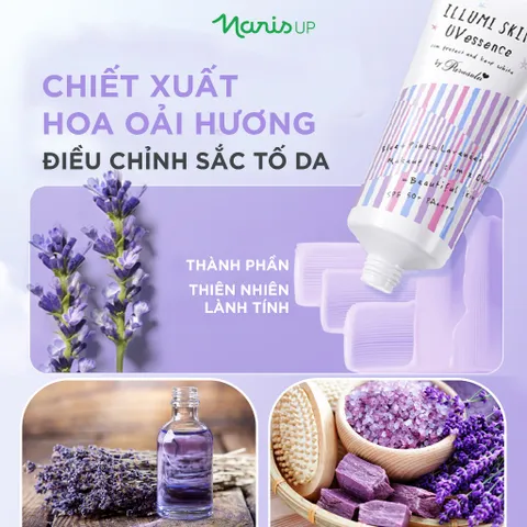 Kem, Xịt Chống Nắng Naris Cosmetics Dưỡng Sáng Da Parasola UV Spray SPF50+ PA++++