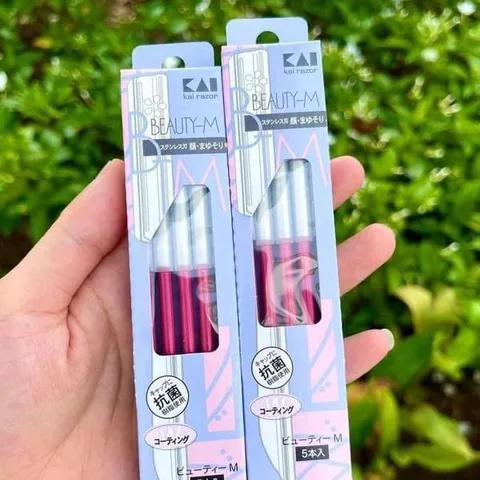 Dao cạo lông mày, lông mặt KAI beauty Razor White Conc Nhật Bản