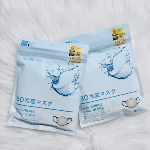 Khẩu Trang 3D Cicibella Mask 10 Sheets Per Bag Ôm Khít Mặt (10 Chiếc/ Túi)