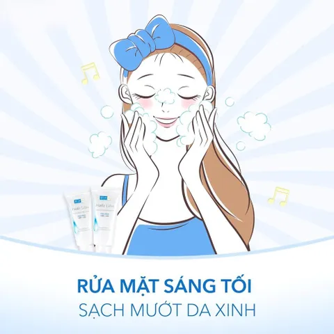 Kem Rửa Mặt Dưỡng Ẩm Hada Labo Advanced Nourish / Perfect White / Acne Care / Pro Anti Aging Cleanser White Conc 80g