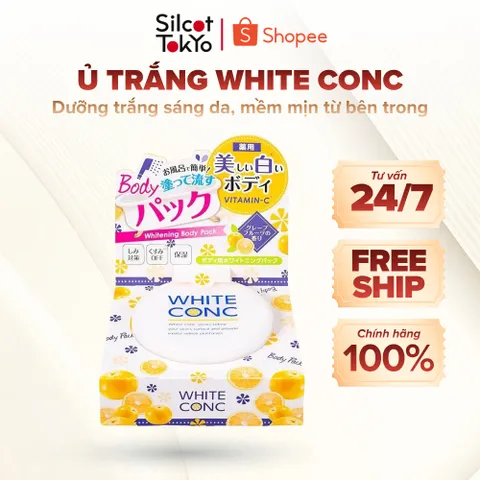 Kem Ủ Trắng Da Toàn Thân White Conc Whitening Body Pack C2 Hũ 70g