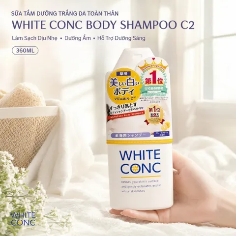 Sữa tắm trắng da toàn thân White Conc Nhật Bản Chai 150ml/360ml