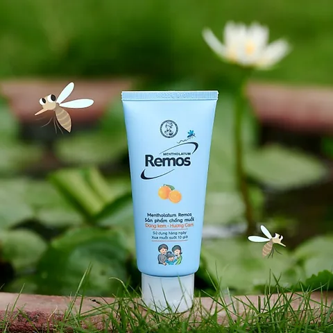 Kem và Xịt chống muỗi Rohto Metholatum Remos White Conc (Hương Lavender, Sả Chanh, Cam, Khuynh Diệp) 70g/ 150ml