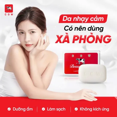 Xà Phòng Đa Năng COW Beauty Soap 90g – Dưỡng Ẩm Da, Làm Sạch Dịu Nhẹ