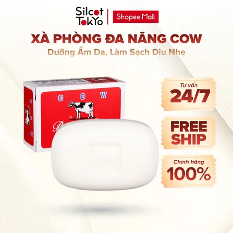 Xà Phòng Đa Năng COW Beauty Soap 90g – Dưỡng Ẩm Da, Làm Sạch Dịu Nhẹ