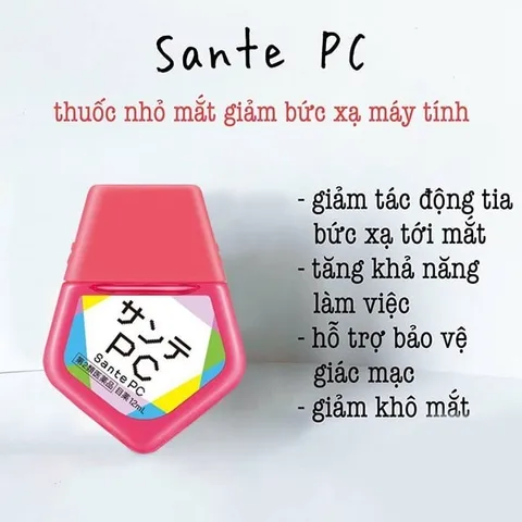 Nước nhỏ mắt cho người dùng máy tính, điện thoại chống ánh sáng xanh 12ml