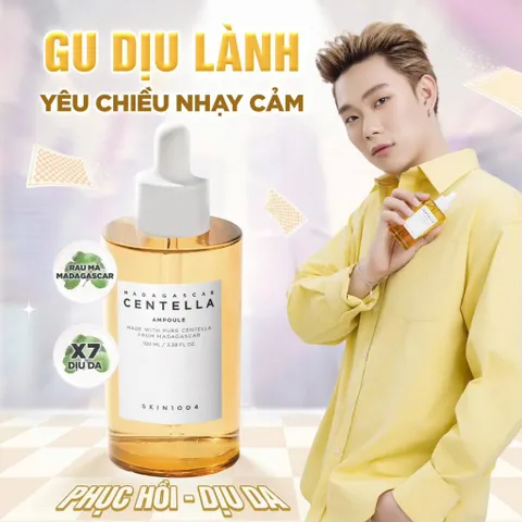 Tinh chất rau má làm dịu da SKIN1004 Madagascar Centella Ampoule 30ml/ 55ml/ 100ml