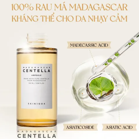 Tinh chất rau má làm dịu da SKIN1004 Madagascar Centella Ampoule 30ml/ 55ml/ 100ml