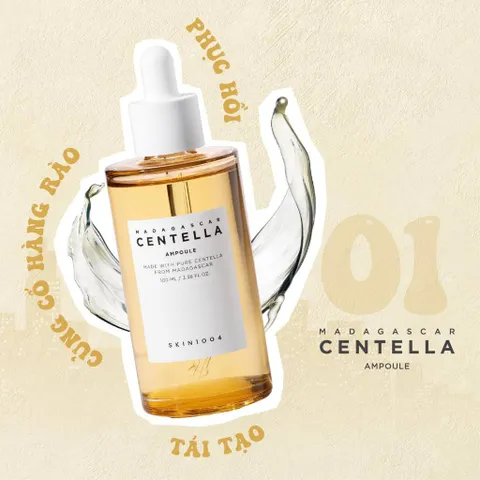 Tinh chất rau má làm dịu da SKIN1004 Madagascar Centella Ampoule 30ml/ 55ml/ 100ml