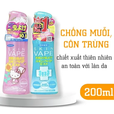 Xịt ch.ống muỗi và côn trùng Nhật Bản - Chai 200ml
