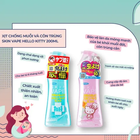 Xịt ch.ống muỗi và côn trùng Nhật Bản - Chai 200ml