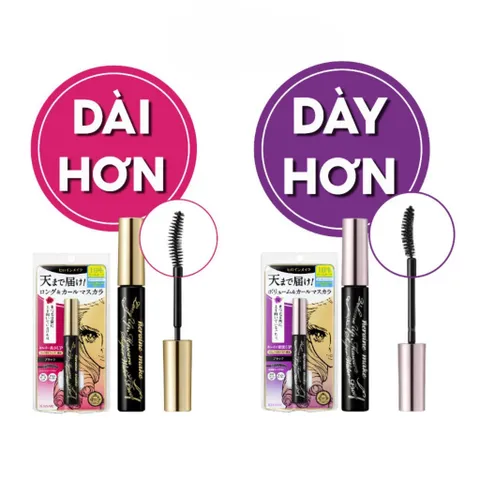 Chuốt Mi Mascara Kissme Siêu Bền Giúp Nâng Cong Và Dày Rậm Mi Tối Đa Kissme Mascara WP 6G