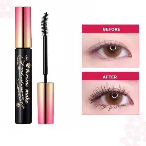 Chuốt Mi Mascara Kissme Siêu Bền Giúp Nâng Cong Và Dày Rậm Mi Tối Đa Kissme Mascara WP 6G