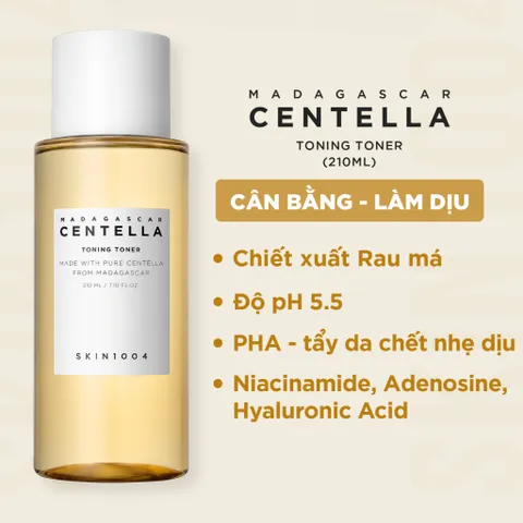 Nước hoa hồng dịu da SKIN1004 Madagascar Centella Toning Toner 210ml